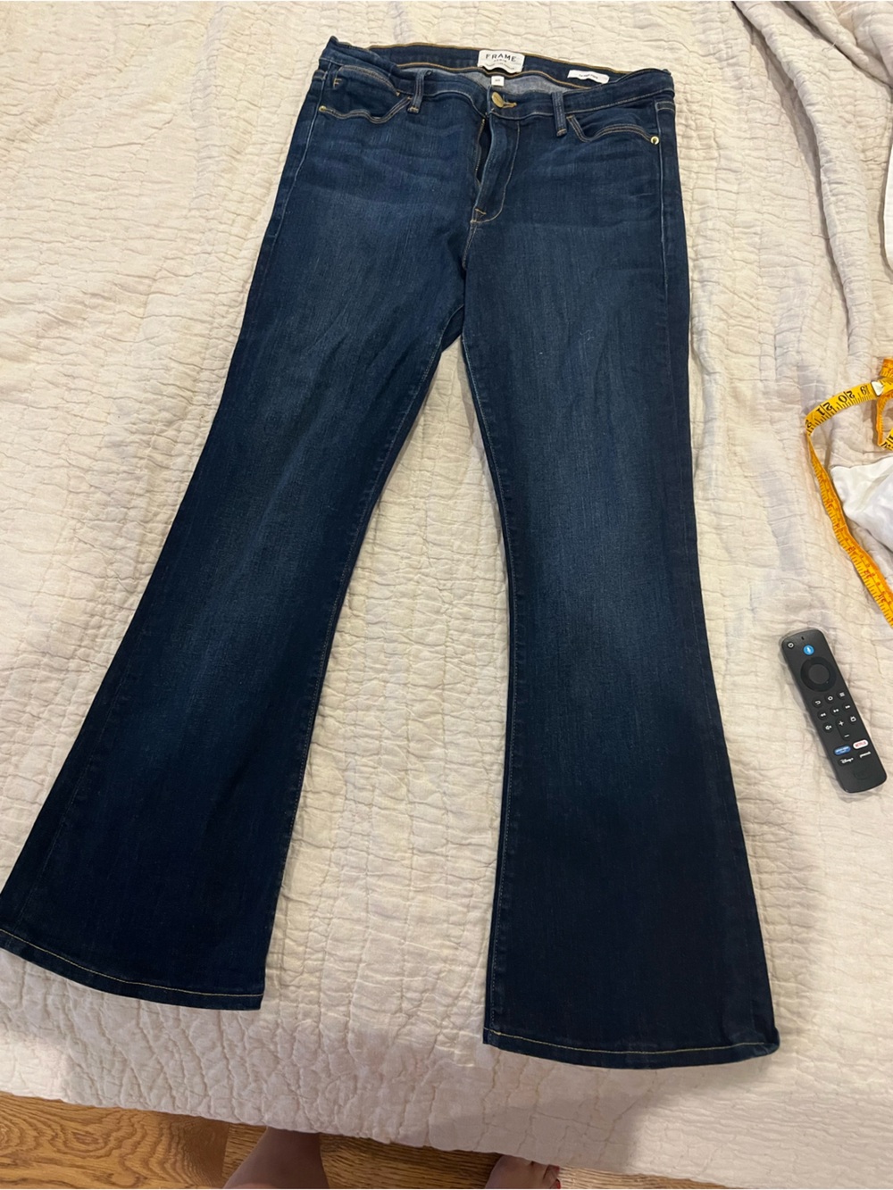 Frame Denim Women's Dark Blue Bootcut Jeans